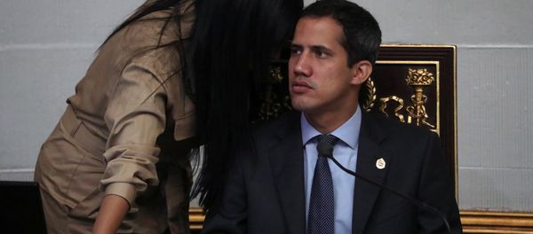 Venezuelan opposition leader Juan Guaido, who many nations have recognised as the country's rightful interim ruler, takes part in a session of the National Assembly in Caracas, Venezuela April 2, 2019 - Sputnik International