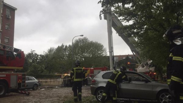 Gas Explosion Destroys Whole Storey in Madrid Building Gas Explosion Destroys Whole Storey in Madrid Building - Sputnik International