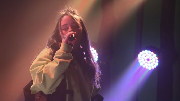 Billie Eilish performs at the Uber Eats House during the South by Southwest Music Festival on Saturday, March 16, 2019, in Austin, Texas. - Sputnik International