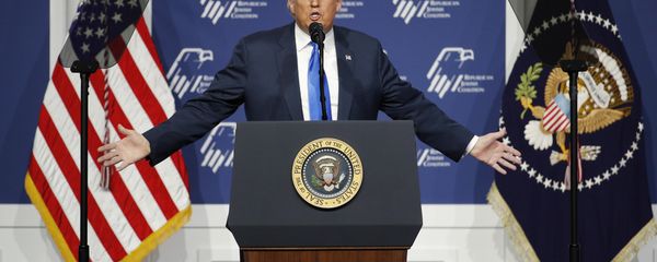 President Donald Trump speaks at an annual meeting of the Republican Jewish Coalition, Saturday, April 6, 2019, in Las Vegas. President Donald Trump speaks at an annual meeting of the Republican Jewish Coalition, Saturday, April 6, 2019, in Las Vegas. - Sputnik International