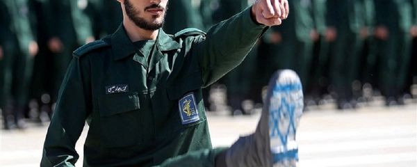 An Iranian Officer of Revolutionary Guards, with Israel flag drawn on his boots, is seen during graduation ceremony, held for the military cadets in a military academy, in Tehran, Iran June 30, 2018 An Iranian Officer of Revolutionary Guards, with Israel flag drawn on his boots, is seen during graduation ceremony, held for the military cadets in a military academy, in Tehran, Iran June 30, 2018 - Sputnik International