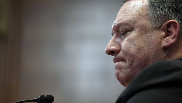 Secretary of State Mike Pompeo testifies before the Senate Appropriations subcommittee on Capitol Hill in Washington, Tuesday, April 9, 2019, about the FY'20 budget - Sputnik International