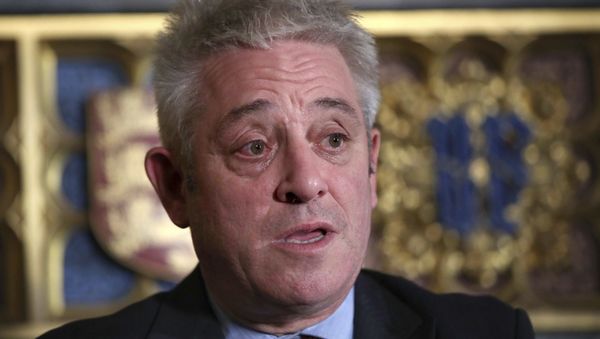 Britain's House of Commons Speaker John Bercow speaking at an Association of Jewish Refugees event - Sputnik International