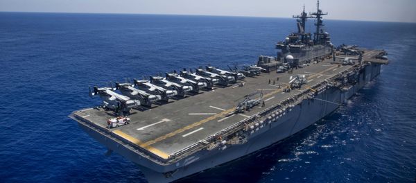 The amphibious assault ship USS Wasp (LHD 1) - Sputnik International