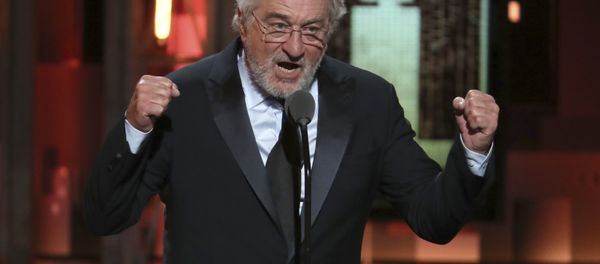 In this June 10, 2018, file photo, Robert De Niro introduces a performance by Bruce Springsteen at the 72nd annual Tony Awards at Radio City Music Hall in New York In this June 10, 2018, file photo, Robert De Niro introduces a performance by Bruce Springsteen at the 72nd annual Tony Awards at Radio City Music Hall in New York - Sputnik International