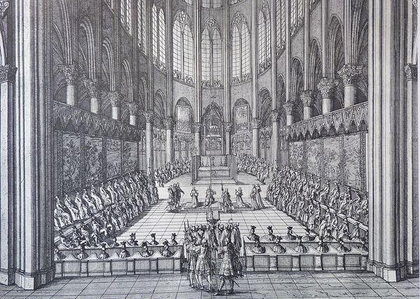 Choir of Notre Dame de Paris in the year 1669, engraving by Jean Marot (1619-1679) - Sputnik International