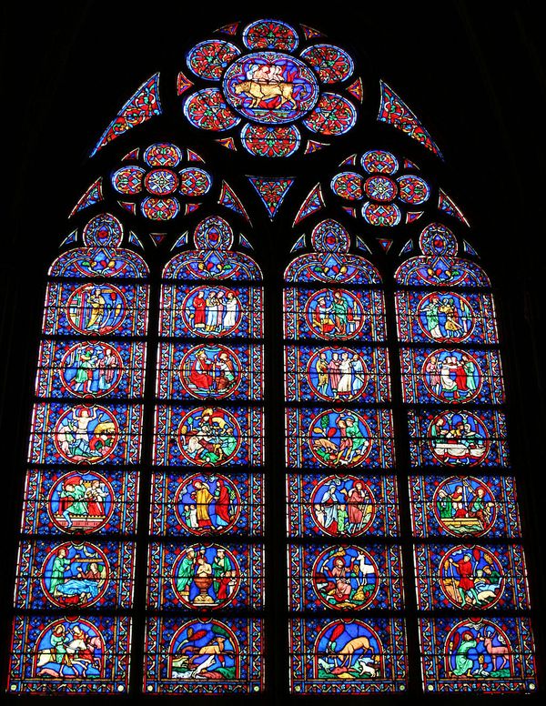 Notre Dame internal stained-glass window - Sputnik International