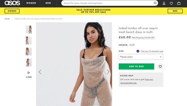 Mesh Mini Beach Dress - Sputnik International