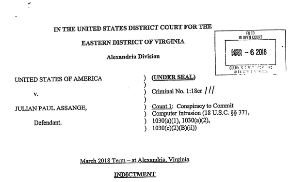 ‘Criminalizing Journalism’: Assange Indictment References Espionage Act - Sputnik International