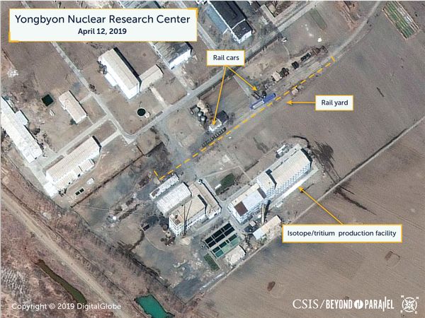 A view of rail cars near the isotope/tritium production facility as seen on April 12, 2019. - Sputnik International