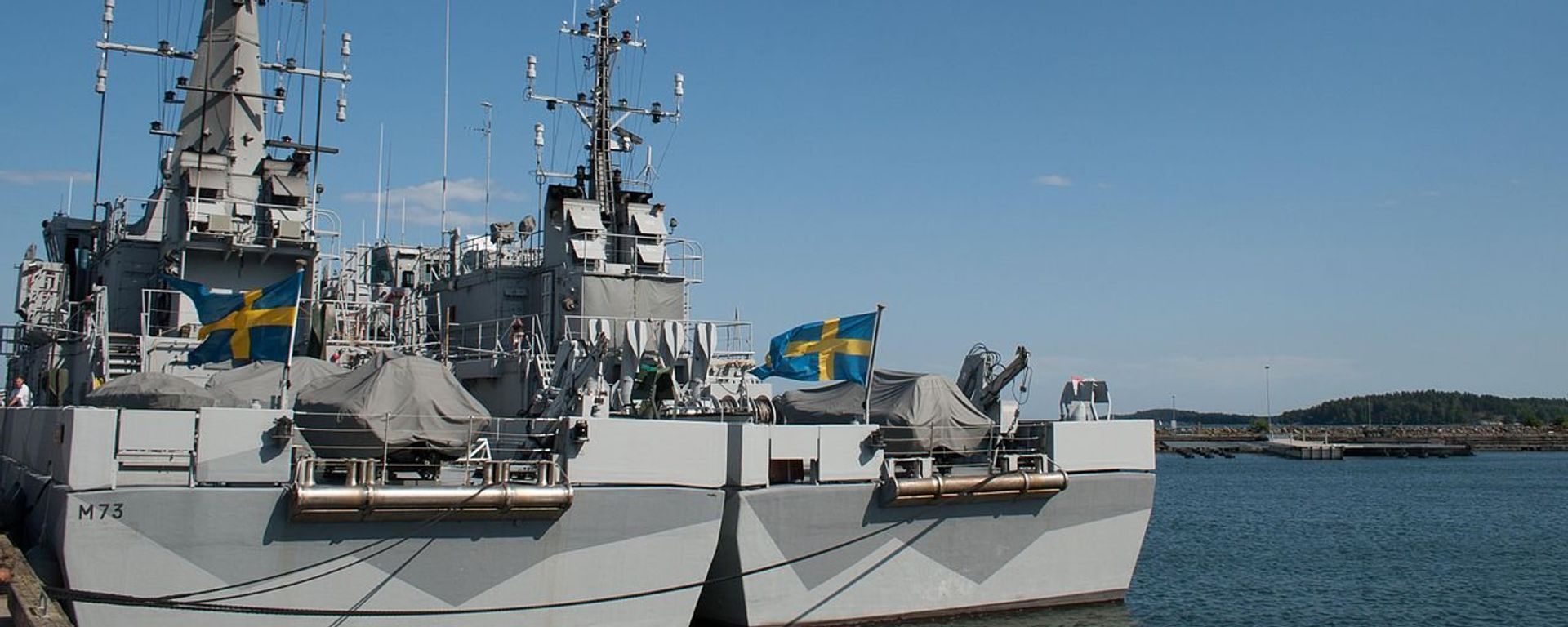 Ships at Berga navy base, Sweden Ships at Berga navy base, Sweden - Sputnik International, 1920, 11.01.2022