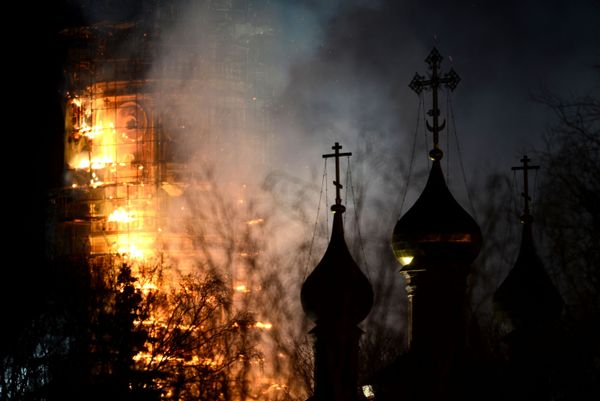 Novodevichy Convent on Fire Novodevichy Convent on Fire - Sputnik International