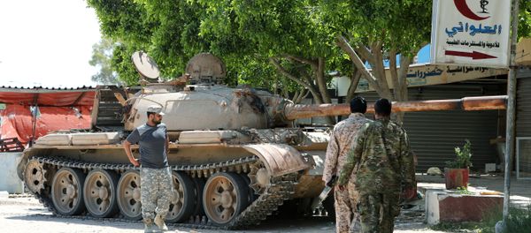 Members of Libyan internationally recognised government forces are seen in Al-Swani area in Tripoli, Libya April 18, 2019. - Sputnik International