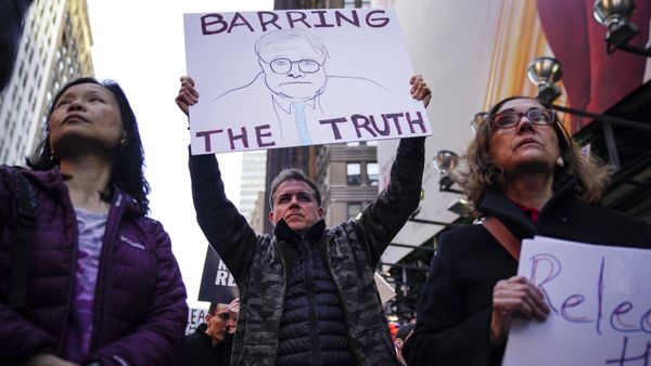 Activists participate in a 'Release the Report' rally in Times Square, April 4, 2019 in New York City Activists participate in a 'Release the Report' rally in Times Square, April 4, 2019 in New York City - Sputnik International