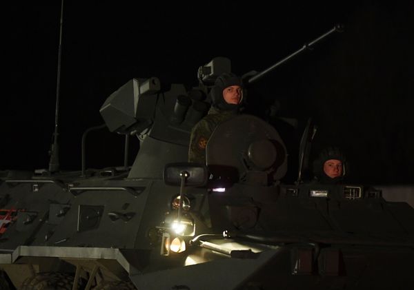 Military equipment deployed in Moscow to participate in 9 Victory Day Parade on 9 May - Sputnik International