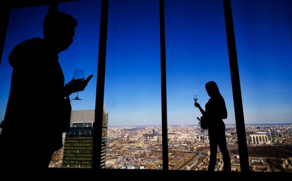 Attendees of Observation Deck in Moscow City PANORAMA360 - Sputnik International