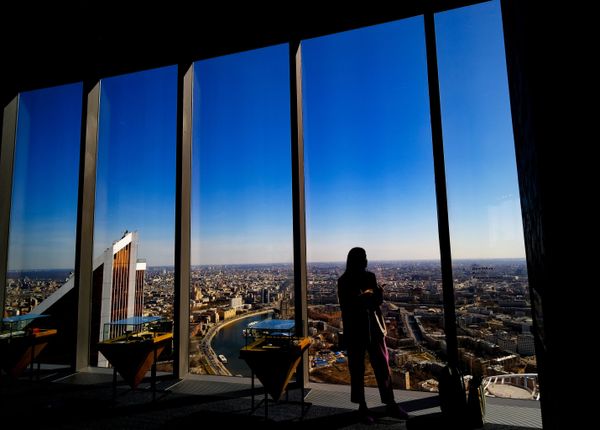 Attendee of Observation Deck in Moscow City PANORAMA360 - Sputnik International