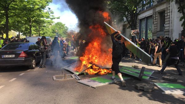 Yellow Vests protest in Paris 20 April 2019 - Sputnik International