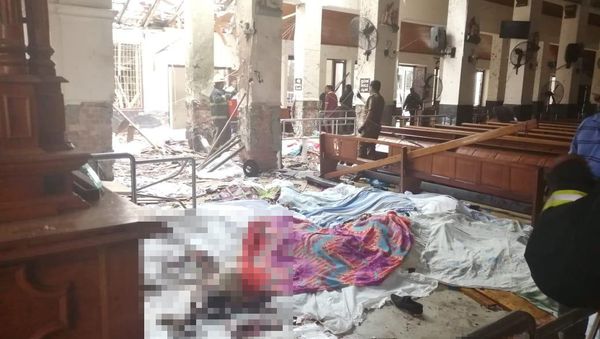 A view of St. Sebastian's Church damaged in blast in Negombo, north of Colombo, Sri Lanka A view of St. Sebastian's Church damaged in blast in Negombo, north of Colombo, Sri Lanka - Sputnik International