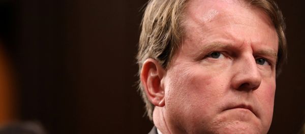 White House Counsel McGahn listens during the confirmation hearing for U.S. Supreme Court nominee Kavanaugh on Capitol Hill in Washington - Sputnik International
