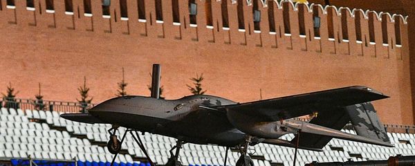 Russia's Korsar drone flight model during Russian army rehearsals for 9 May 2019 Victory Day military parade - Sputnik International