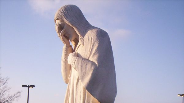 Jesus statue from Oklahoma City Memorial - Sputnik International