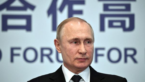 Russian President Vladimir Putin speaks at a press conference following the Belt and Road summit in Beijing, China, 27 April, 2019 Russian President Vladimir Putin speaks at a press conference following the Belt and Road summit in Beijing, China, 27 April, 2019 - Sputnik International