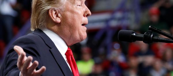 US President Donald Trump delivers remarks at a Make America Great Again rally at the Resch Center Complex in Green Bay US President Donald Trump delivers remarks at a Make America Great Again rally at the Resch Center Complex in Green Bay - Sputnik International