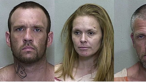 Brandon Hayley, Mary Durham and Lucian Evans appear in mugshots taken at the Marion County Jail in 2019. - Sputnik International