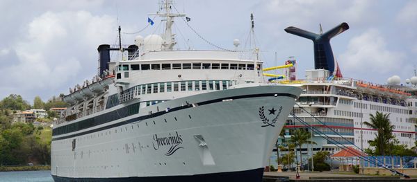 The Freewinds cruise ship is docked in the port of Castries, the capital of St. Lucia, Thursday, May 2, 2019. - Sputnik International