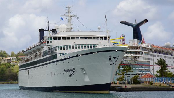 The Freewinds cruise ship is docked in the port of Castries, the capital of St. Lucia, Thursday, May 2, 2019. - Sputnik International