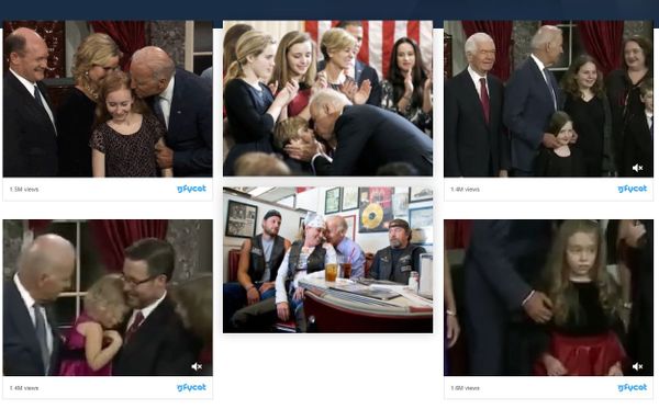 A realistic-looking parody site featuring images of Biden touching women and children appears to be doing quite well on Google and other major search engines, particularly for the search “Biden 2020 website.” A realistic-looking parody site featuring images of Biden touching women and children appears to be doing quite well on Google and other major search engines, particularly for the search “Biden 2020 website.” - Sputnik International
