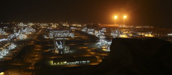 natural gas refineries at the South Pars gas field on the northern coast of the Persian Gulf, in Asaluyeh, Iran, March 16, 2019 natural gas refineries at the South Pars gas field on the northern coast of the Persian Gulf, in Asaluyeh, Iran, March 16, 2019 - Sputnik International