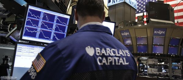 Stocks are shown plunging in graphs on monitors at Barclays Capital booth on the floor of the New York Stock Exchange in New York, Tuesday, Feb. 22, 2011 Stocks are shown plunging in graphs on monitors at Barclays Capital booth on the floor of the New York Stock Exchange in New York, Tuesday, Feb. 22, 2011 - Sputnik International
