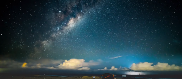 Lightning Storm Appears Amidst Milky Way Timelapse Footage Lightning Storm Appears Amidst Milky Way Timelapse Footage - Sputnik International
