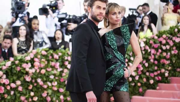Liam Hemsworth and Miley Cyrus attend The Metropolitan Museum of Art's Costume Institute benefit gala celebrating the opening of the Camp: Notes on Fashion exhibition on Monday, May 6, 2019, in New York - Sputnik International