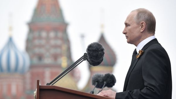 Russian President Vladimir Putin delivers his speech during the Victory Day parade at the Red Square in Moscow on 9 May, 2019 - Sputnik International