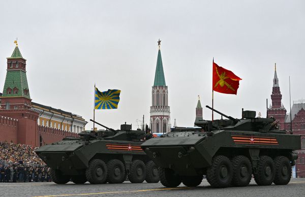 Bumerang Armoured Vehicles During the Victory Day Parade Bumerang Armoured Vehicles During the Victory Day Parade - Sputnik International