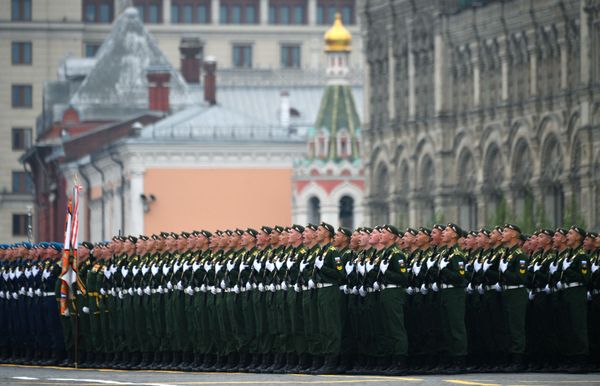 Military Personnel During Victory Day Parade at the Red Square in Moscow Military Personnel During Victory Day Parade at the Red Square in Moscow - Sputnik International