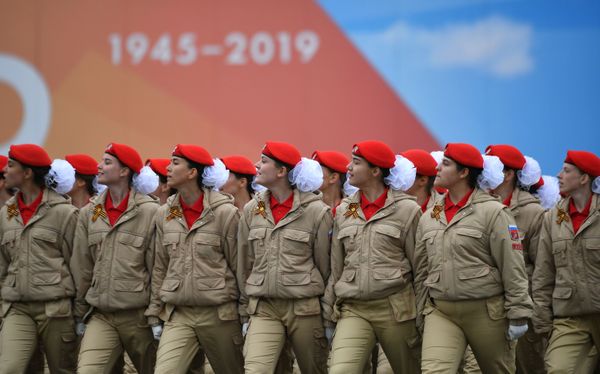 Young Army Cadets Attend the Victory Day Parade in Moscow Young Army Cadets Attend the Victory Day Parade in Moscow - Sputnik International