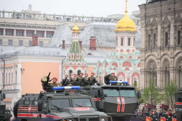 Military Police Take Part in the Victory Day Parade at the Red Square in Moscow Military Police Take Part in the Victory Day Parade at the Red Square in Moscow - Sputnik International
