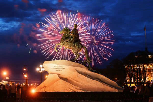 Festive Fireworks in St. Petersburg Festive Fireworks in St. Petersburg - Sputnik International