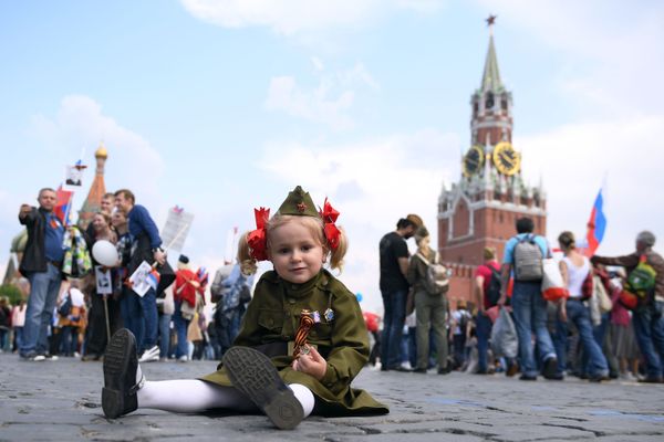 Little Participant of the March of the Immortal Regiment Little Participant of the March of the Immortal Regiment - Sputnik International