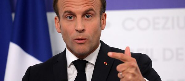 French President Emmanuel Macron speaks during a press conference at the end of an EU summit in Sibiu, central Romania on May 9, 2019. European Union leaders met to set out a course for increased political cooperation in the wake of the impending departure of the United Kingdom from the bloc. French President Emmanuel Macron speaks during a press conference at the end of an EU summit in Sibiu, central Romania on May 9, 2019. European Union leaders met to set out a course for increased political cooperation in the wake of the impending departure of the United Kingdom from the bloc. - Sputnik International
