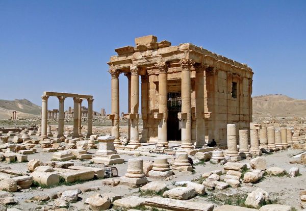 Temple of Baalshamin in Palmyra, Syria Temple of Baalshamin in Palmyra, Syria - Sputnik International