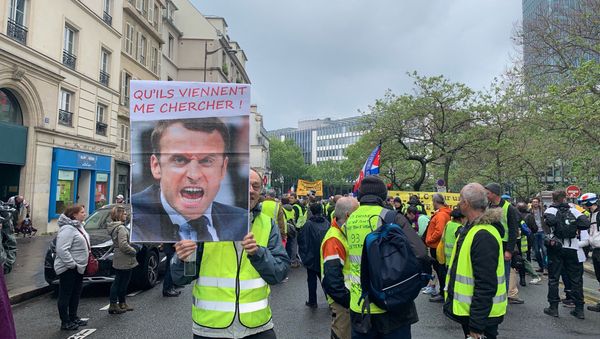Yellow Vests protest in Paris. 11 May Yellow Vests protest in Paris. 11 May - Sputnik International