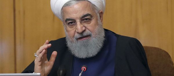 In this photo released by the official website of the office of the Iranian Presidency, President Hassan Rouhani speaks in a cabinet meeting in Tehran, Iran, Wednesday, May 8, 2019 In this photo released by the official website of the office of the Iranian Presidency, President Hassan Rouhani speaks in a cabinet meeting in Tehran, Iran, Wednesday, May 8, 2019 - Sputnik International