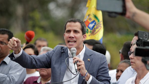 Venezuelan opposition leader Juan Guaido, who many nations have recognised as the country's rightful interim ruler, takes part in a rally in support of the Venezuelan National Assembly and against the government of Venezuela's President Nicolas Maduro in Caracas, Venezuela, May 11, 2019 Venezuelan opposition leader Juan Guaido, who many nations have recognised as the country's rightful interim ruler, takes part in a rally in support of the Venezuelan National Assembly and against the government of Venezuela's President Nicolas Maduro in Caracas, Venezuela, May 11, 2019 - Sputnik International