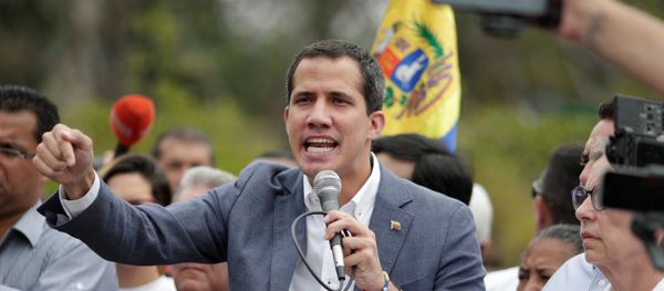 Venezuelan opposition leader Juan Guaido, who many nations have recognised as the country's rightful interim ruler, takes part in a rally in support of the Venezuelan National Assembly and against the government of Venezuela's President Nicolas Maduro in Caracas, Venezuela, May 11, 2019 - Sputnik International