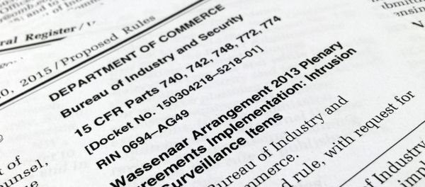 A portion of a page from the Bureau of Industry and Security (BIS) Federal Register A portion of a page from the Bureau of Industry and Security (BIS) Federal Register - Sputnik International